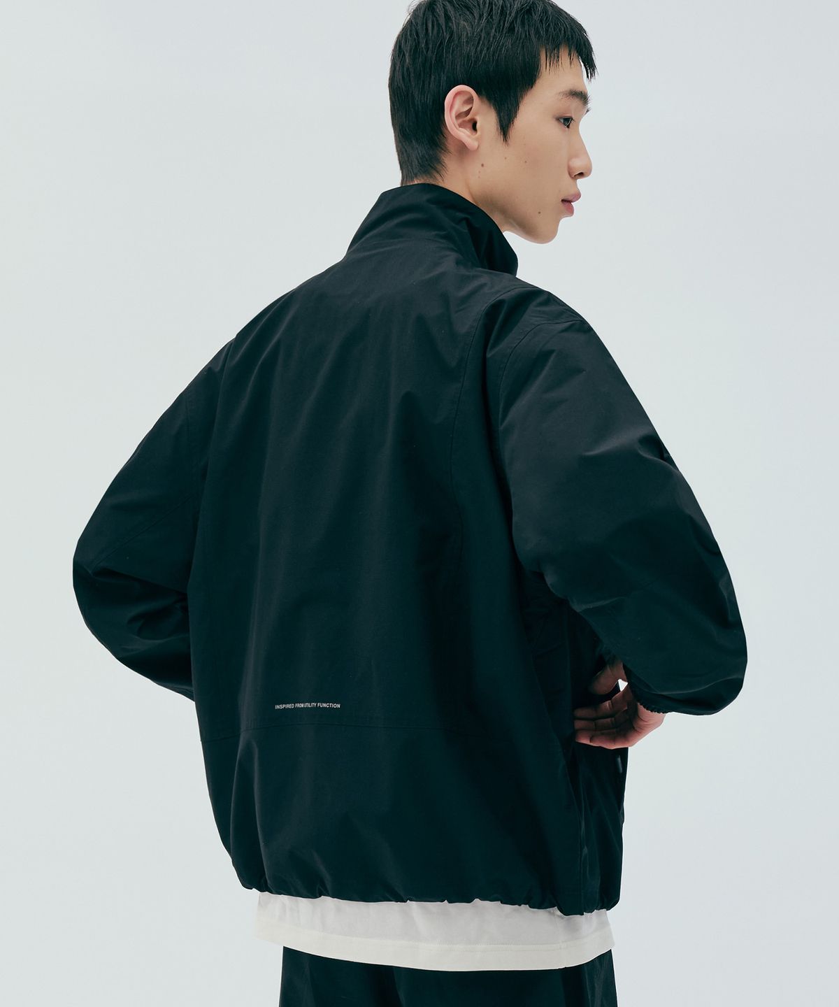 코드그라피(CGP) 테크 숏 자켓_블랙BDF 셋업