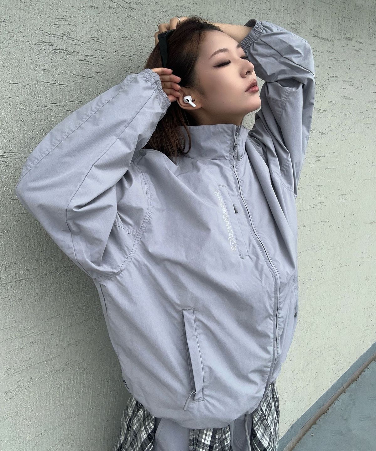 코드그라피(CGP) 테크 숏 자켓_그레이BDF 셋업