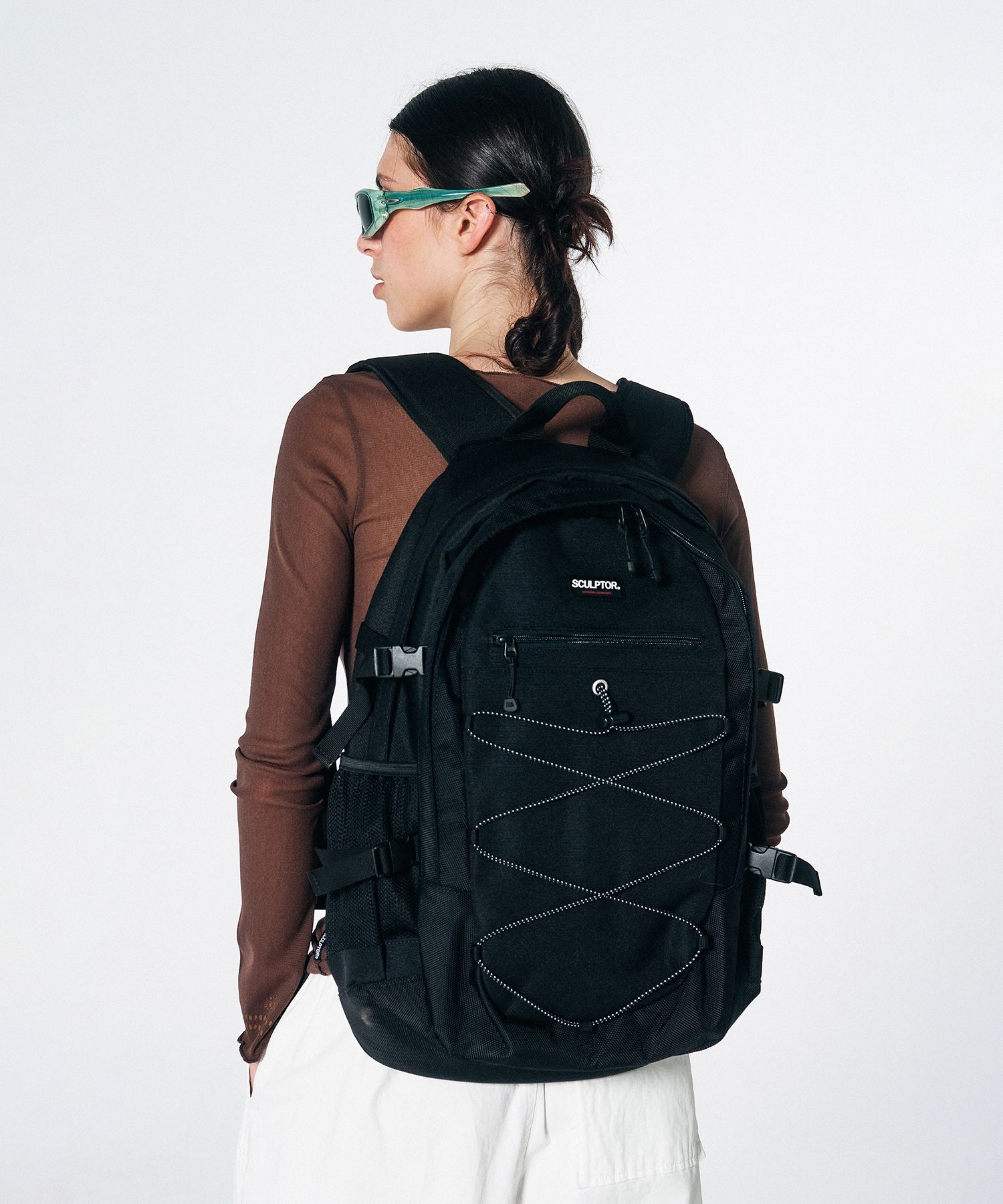 MUSINSA公式 | SCULPTOR Cordura String Rucksack Black