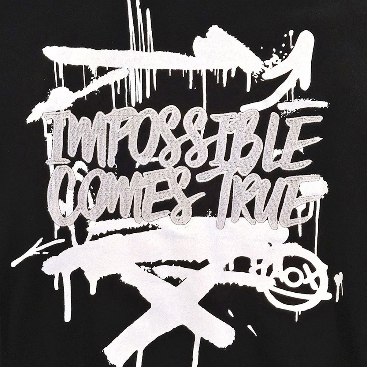 에이오엑스(AOX) Impossible hoodie sweatshirt(Black)
