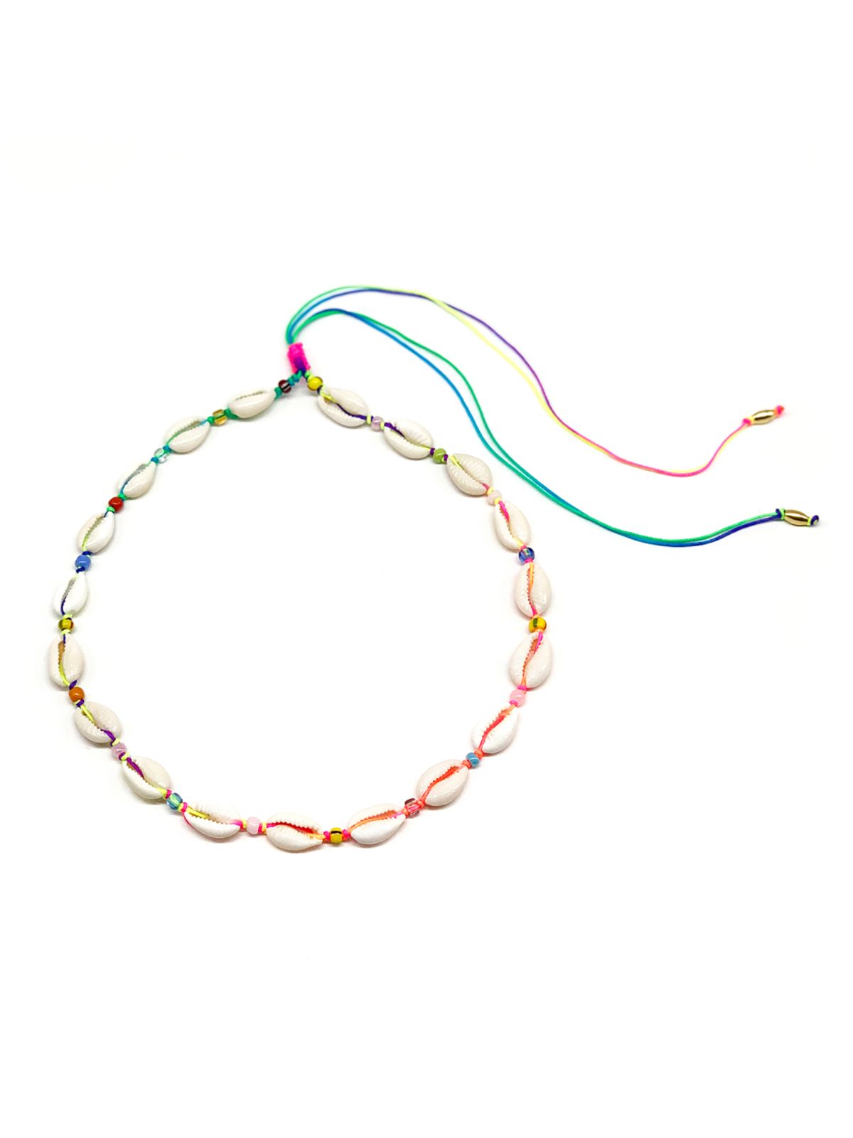 오키디루포(OCCHI DI LUPO) African multi beads & shell necklace