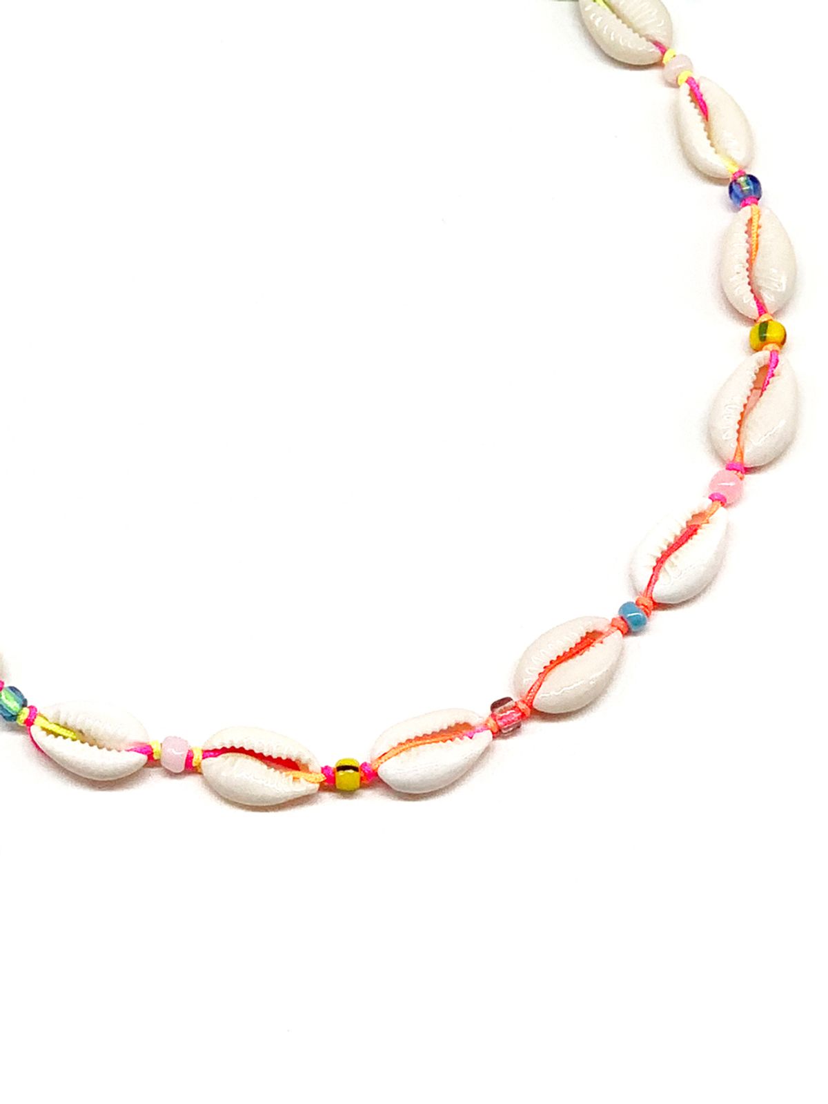 오키디루포(OCCHI DI LUPO) African multi beads & shell necklace