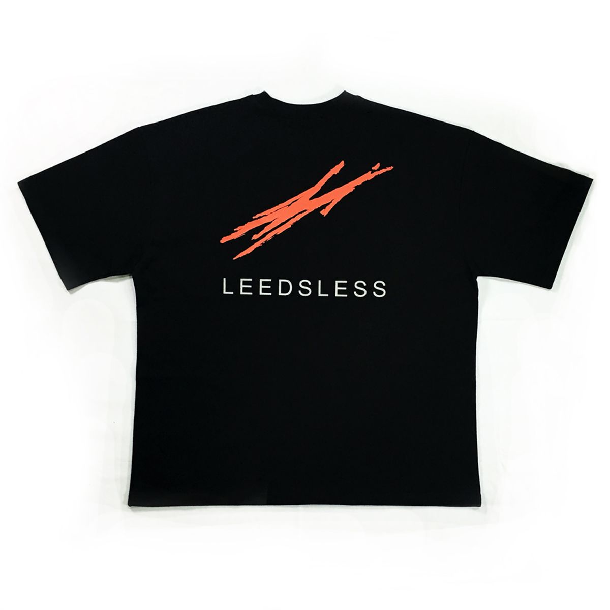 리즈리스(LEEDSLESS) 브러쉬 반팔 티셔츠 [블랙]