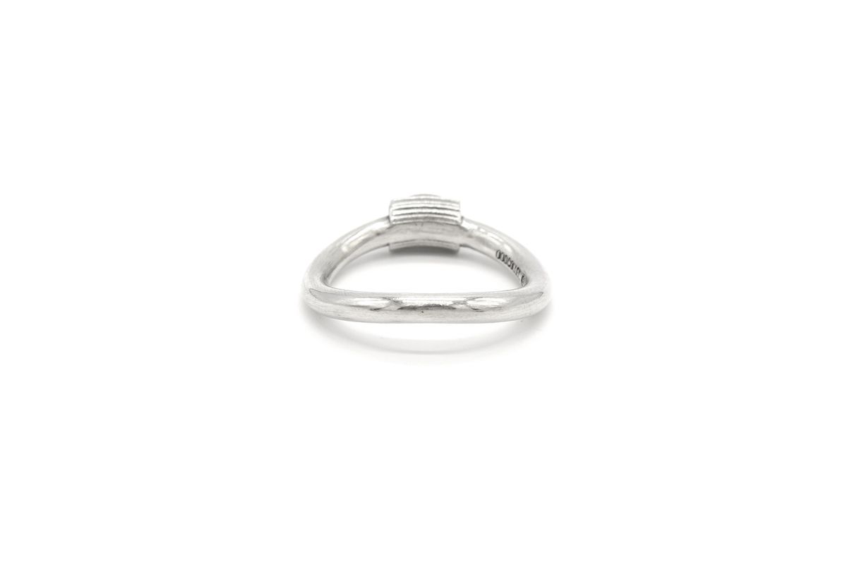 오드콜렛(ODDCOLLET) [SILVER925]texture ring (black)