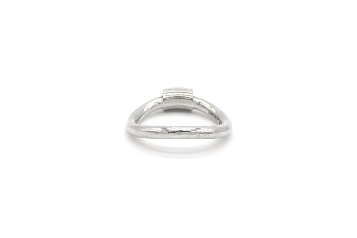 오드콜렛(ODDCOLLET) [SILVER925]texture ring (red)