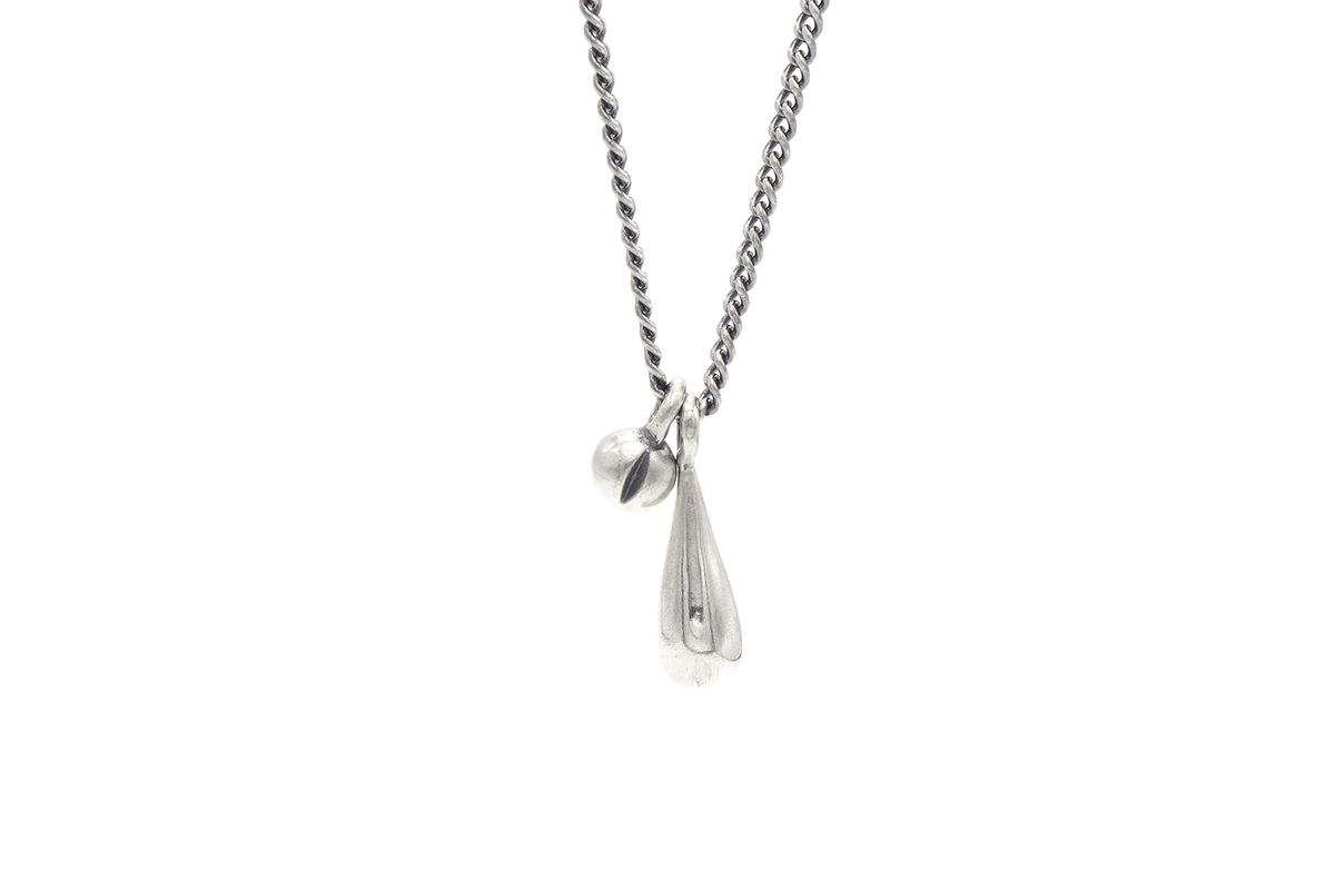 오드콜렛(ODDCOLLET) [SILVER925]Tears necklace