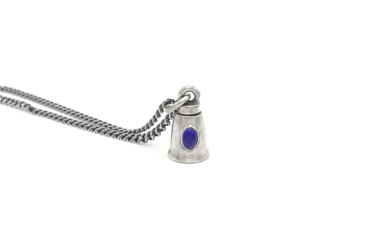 오드콜렛(ODDCOLLET) [SILVER925]Eye guardian bell (blue)