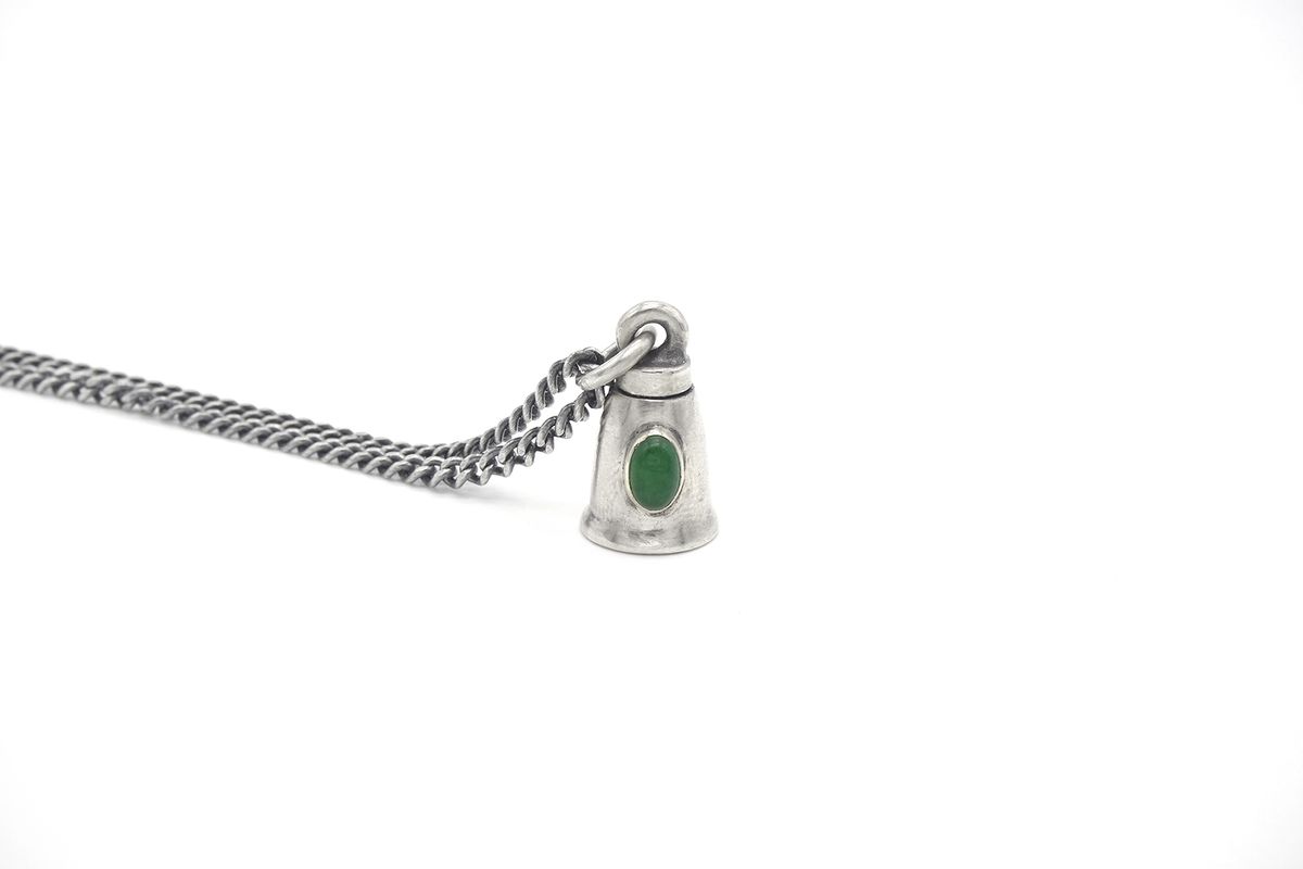 오드콜렛(ODDCOLLET) [SILVER925]Eye guardian bell (green)