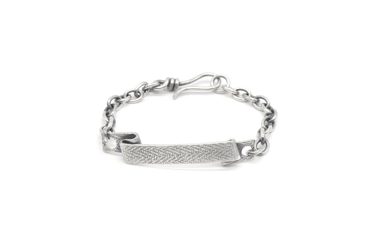 오드콜렛(ODDCOLLET) [SILVER925]Scroll chain bracelet (S)