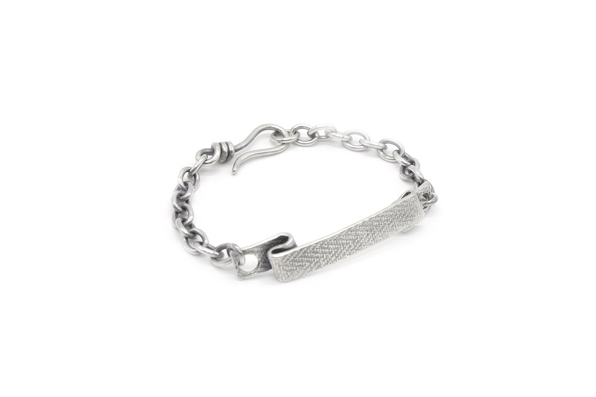 오드콜렛(ODDCOLLET) [SILVER925]Scroll chain bracelet (S)