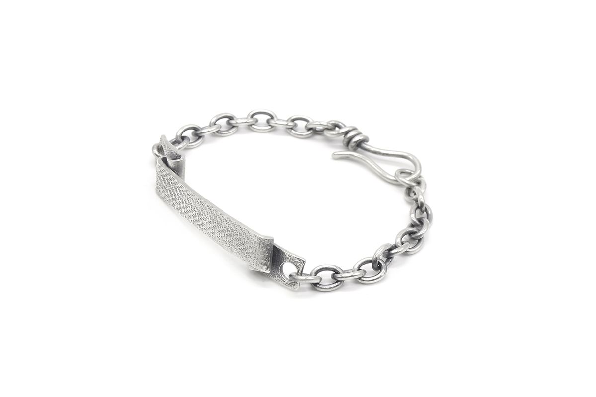 오드콜렛(ODDCOLLET) [SILVER925]Scroll chain bracelet (S)