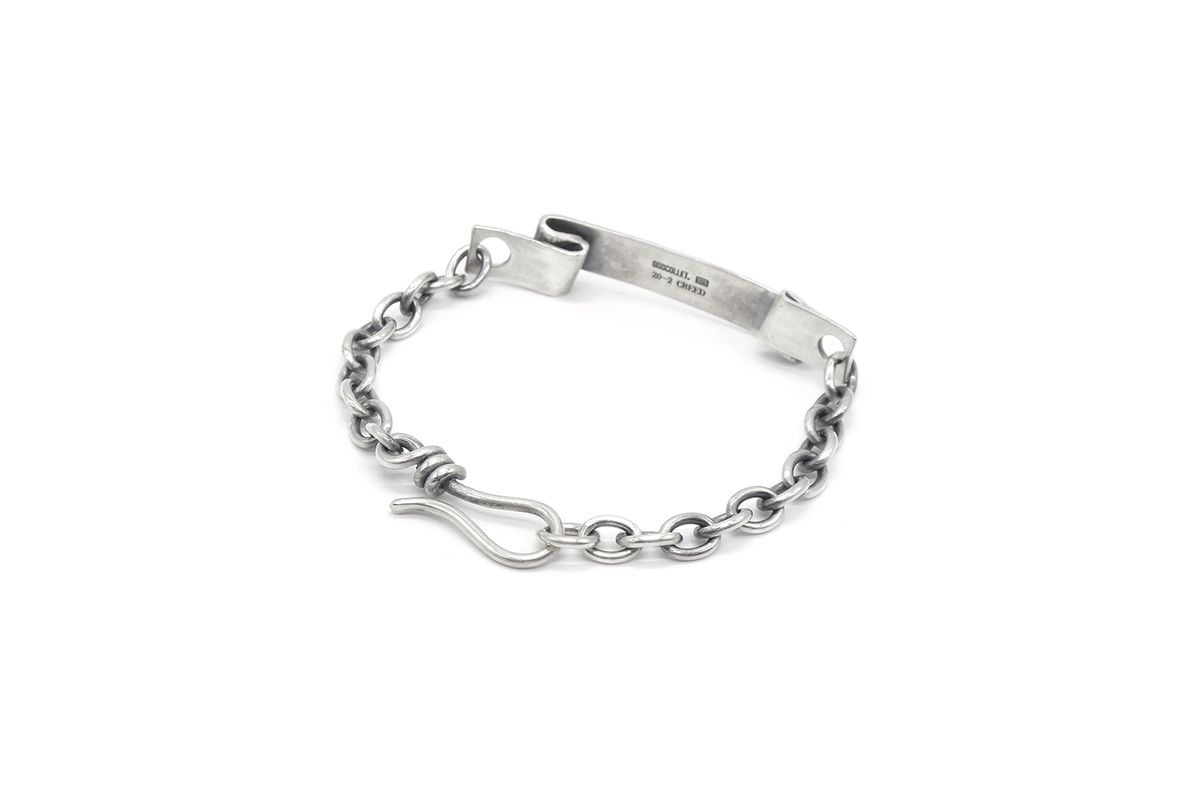 오드콜렛(ODDCOLLET) [SILVER925]Scroll chain bracelet (S)