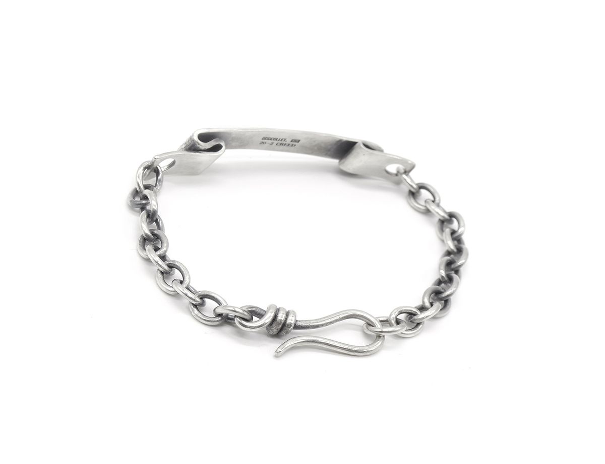 오드콜렛(ODDCOLLET) [SILVER925]Scroll chain bracelet (S)