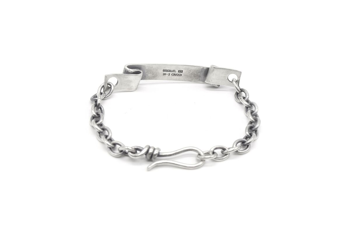 오드콜렛(ODDCOLLET) [SILVER925]Scroll chain bracelet (S)