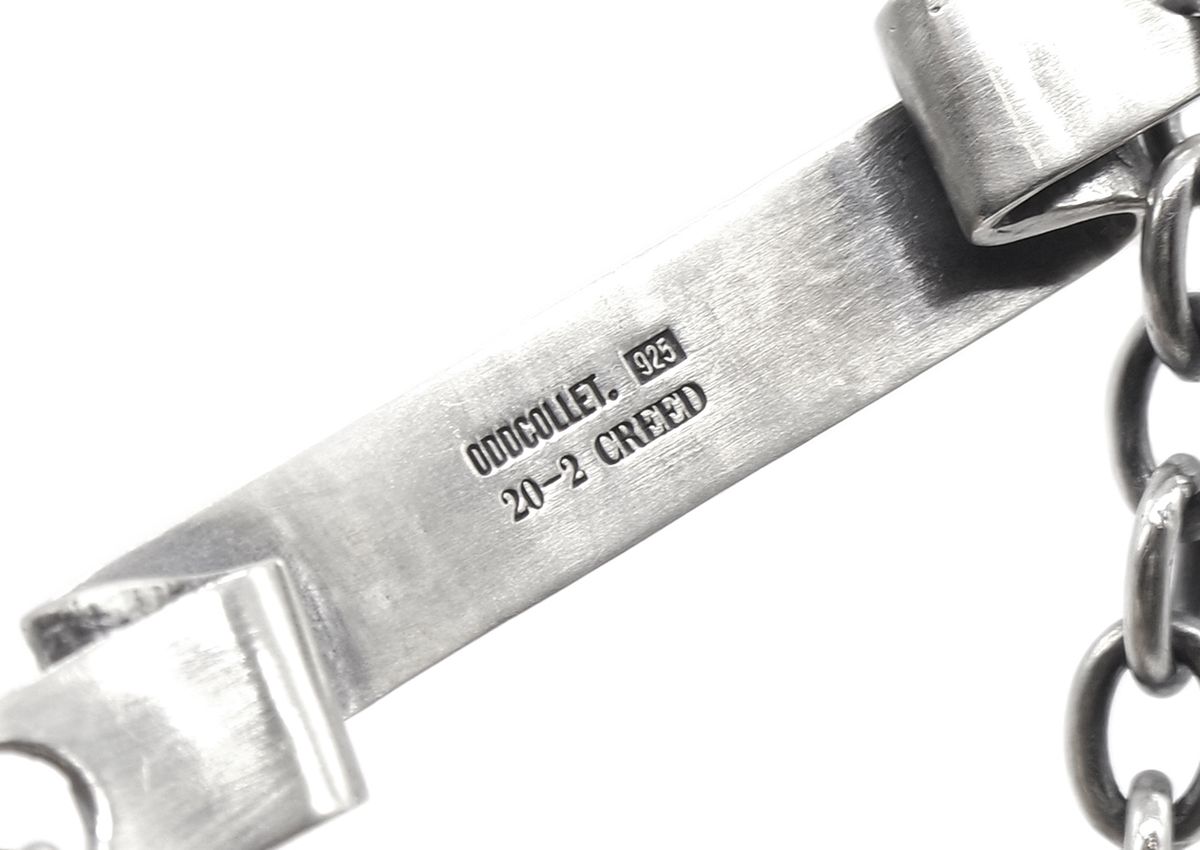 오드콜렛(ODDCOLLET) [SILVER925]Scroll chain bracelet (S)