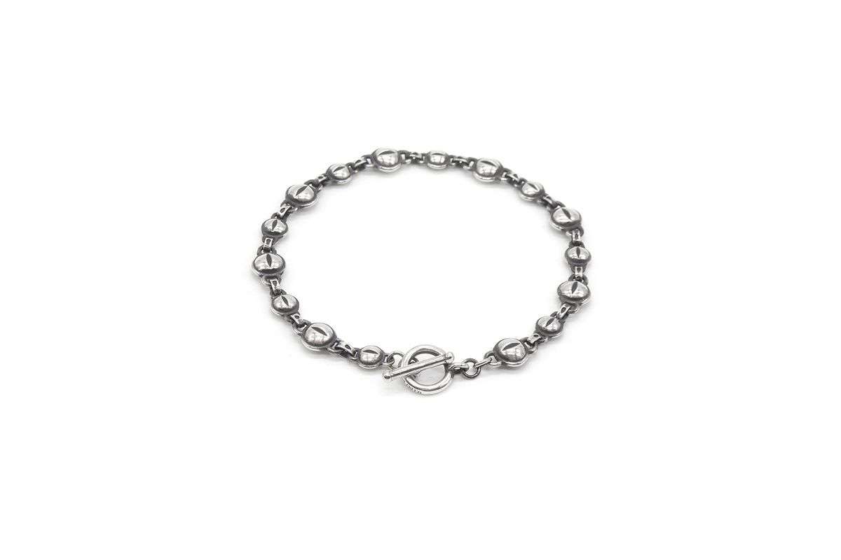 오드콜렛(ODDCOLLET) [SILVER925]Two eye bracelet
