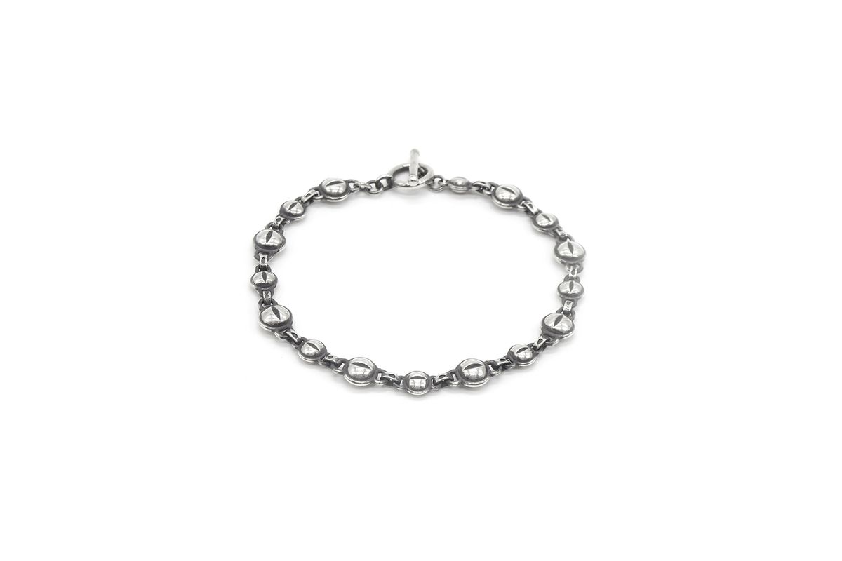 오드콜렛(ODDCOLLET) [SILVER925]Two eye bracelet