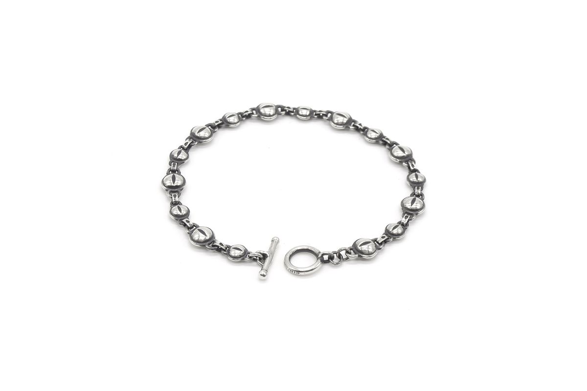 오드콜렛(ODDCOLLET) [SILVER925]Two eye bracelet