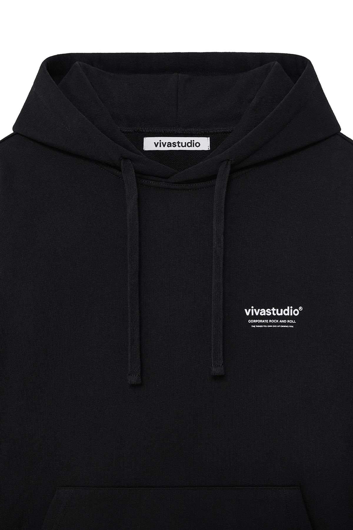 비바스튜디오(VIVASTUDIO) LOCATION HOODIE [BLACK]