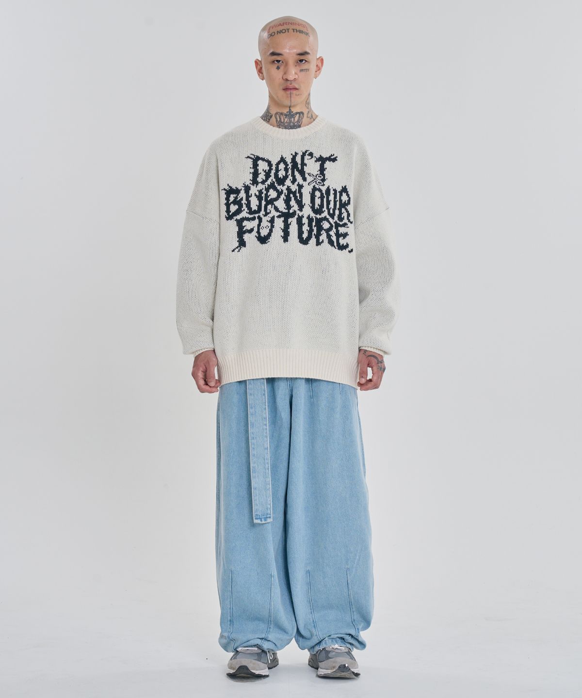 아조바이아조(AJOBYAJO) [PBA] DBOF Wool Knit Sweater [IVORY]
