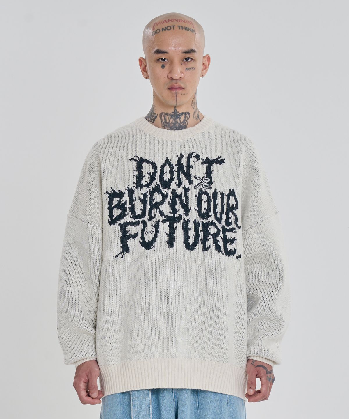 아조바이아조(AJOBYAJO) [PBA] DBOF Wool Knit Sweater [IVORY]