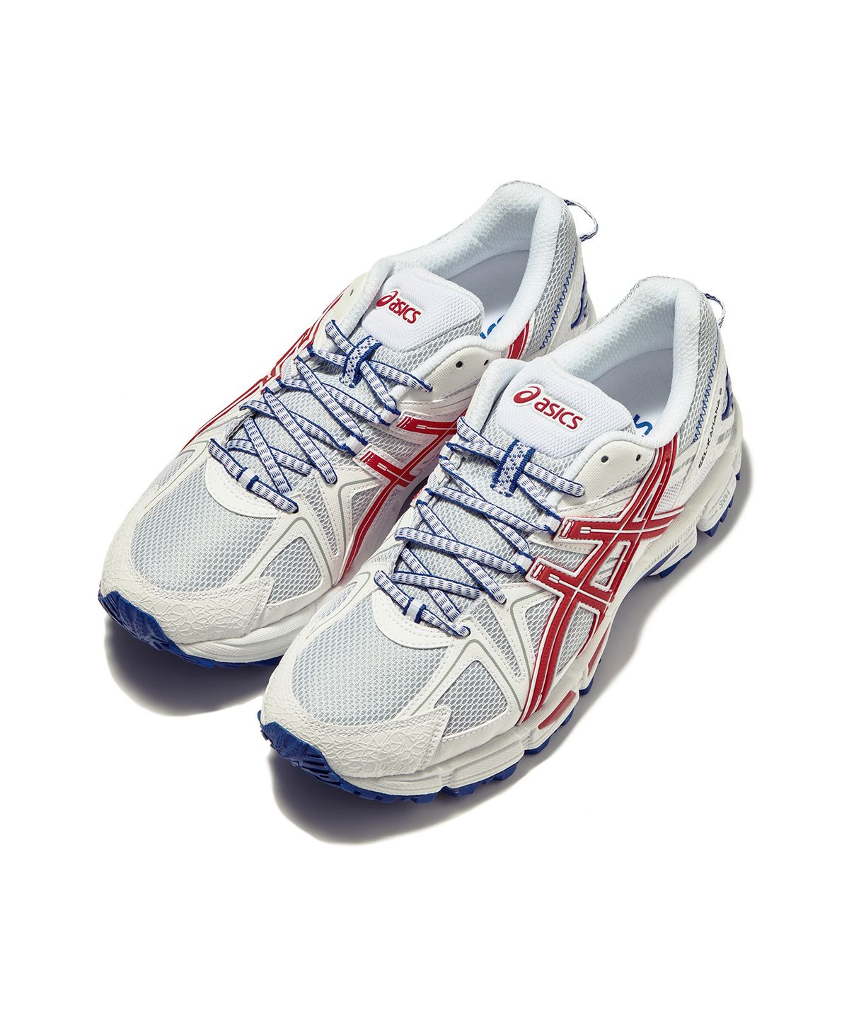 아식스(ASICS) 젤-카하나 8 - 화이트:레드 / 1011B133-020