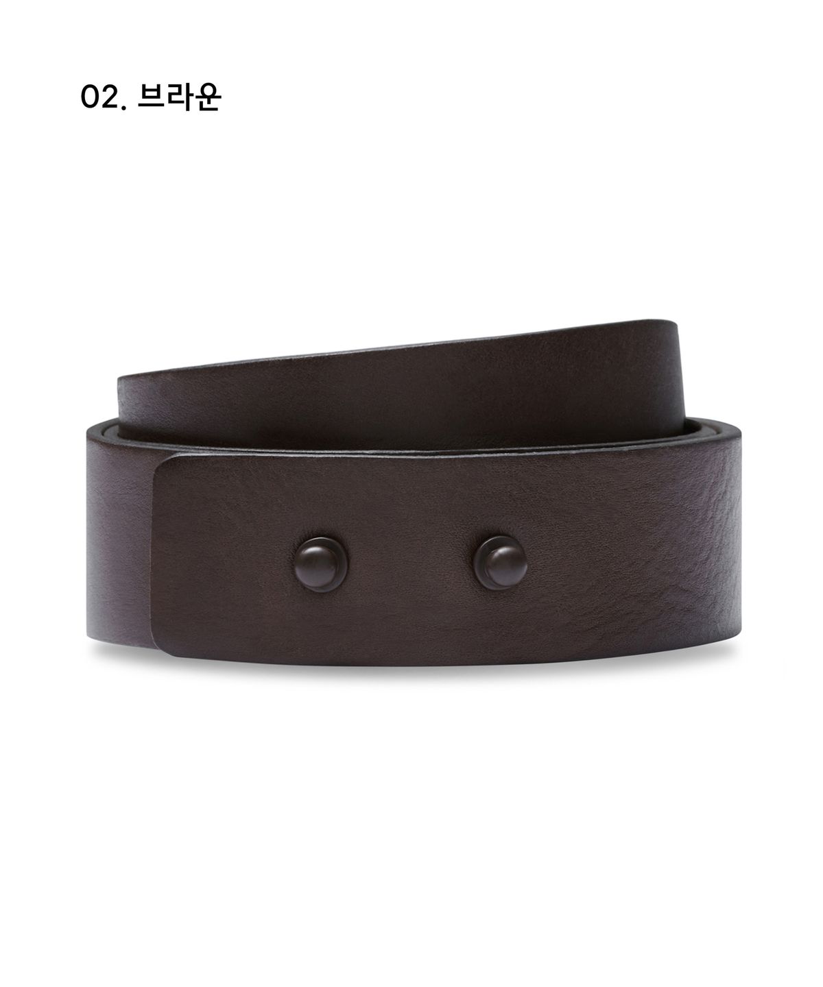 무신사 스탠다드(MUSINSA STANDARD) 버클리스 이탈리안 레더 벨트_30mm