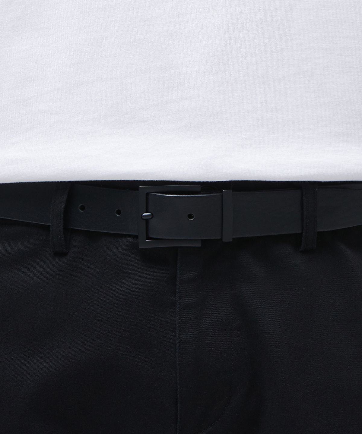 무신사 스탠다드(MUSINSA STANDARD) 스퀘어 이탈리안 레더 벨트_30mm