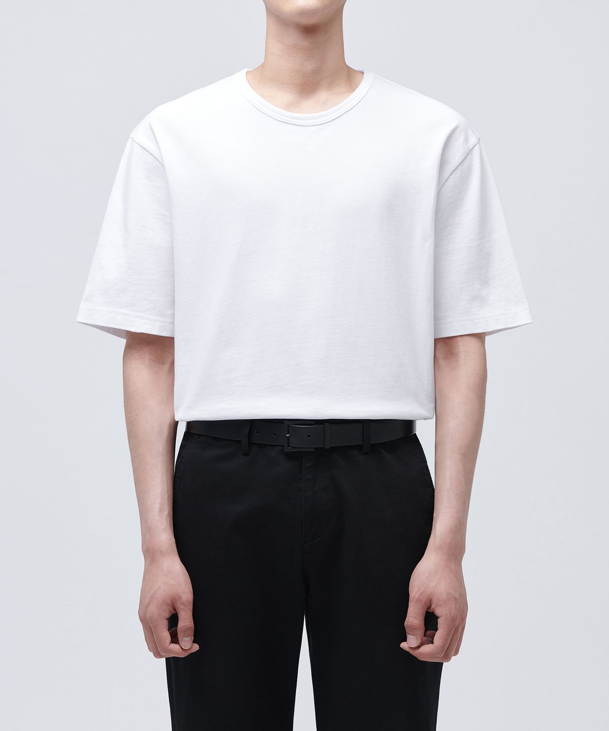 무신사 스탠다드(MUSINSA STANDARD) 스퀘어 이탈리안 레더 벨트_30mm