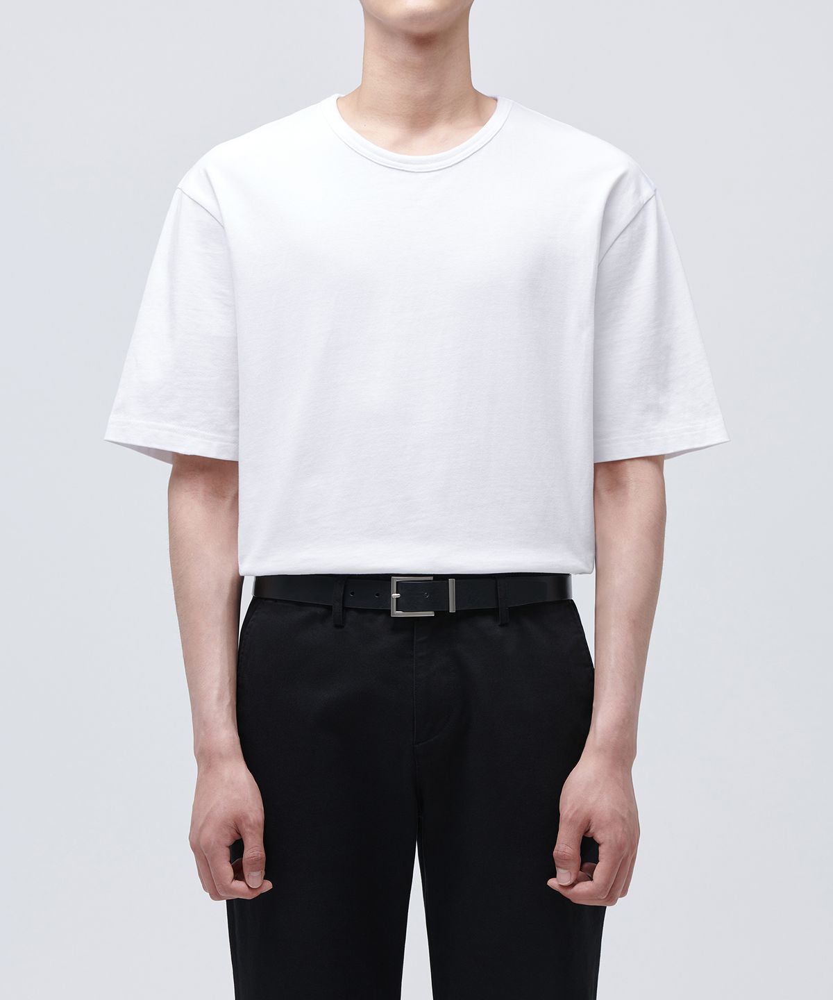 무신사 스탠다드(MUSINSA STANDARD) 스퀘어 이탈리안 레더 벨트_30mm