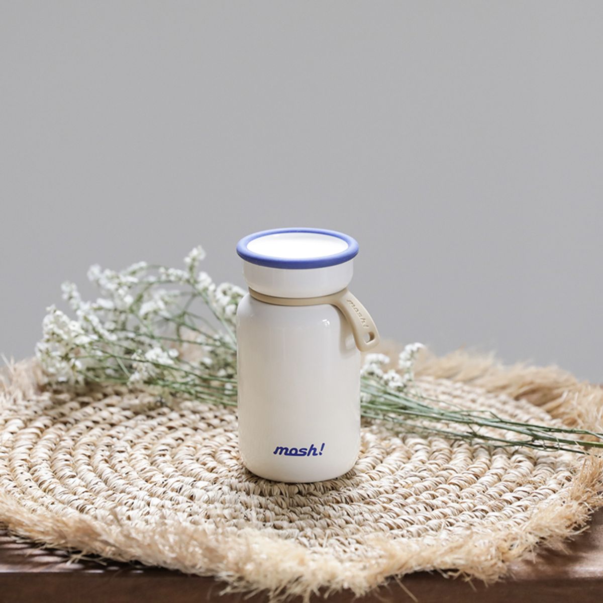 모슈(MOSH) 보온보냉 라떼 미니 텀블러 200ml 화이트