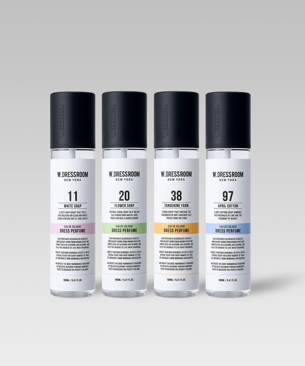 더블유드레스룸(W.DRESSROOM) 드레스퍼퓸 160ml 섬유향수 (향 선택)