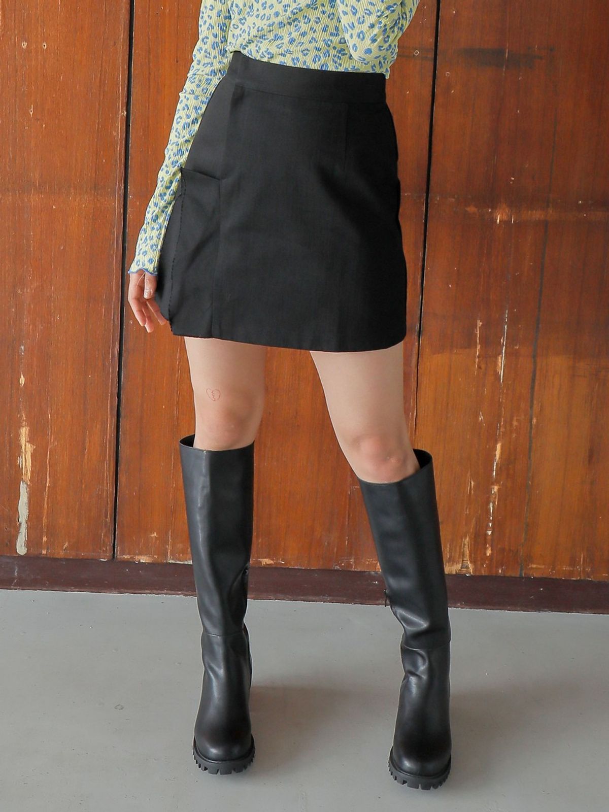 느와(NOIR) Dual Skirt