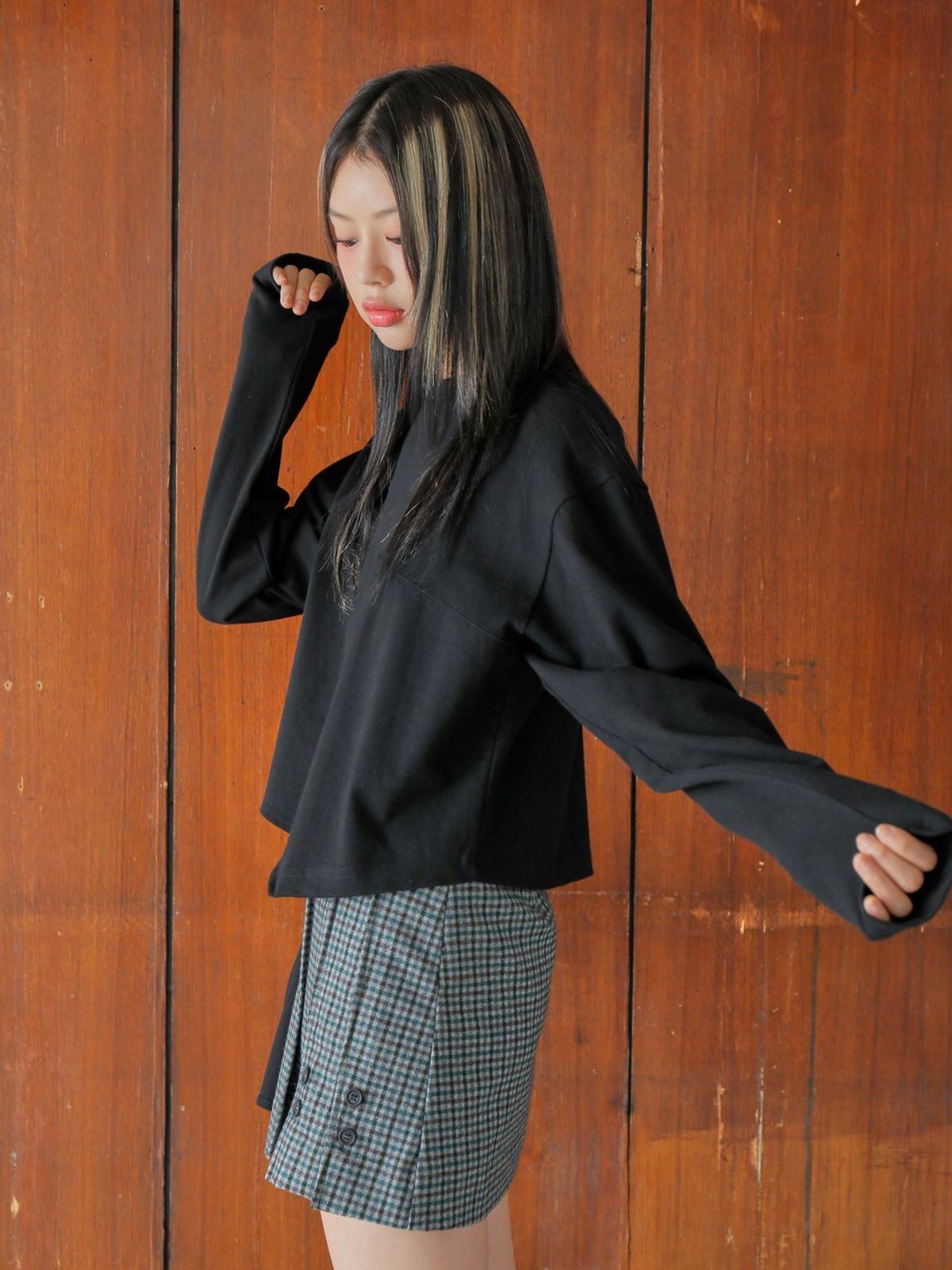 느와(NOIR) Divide Top