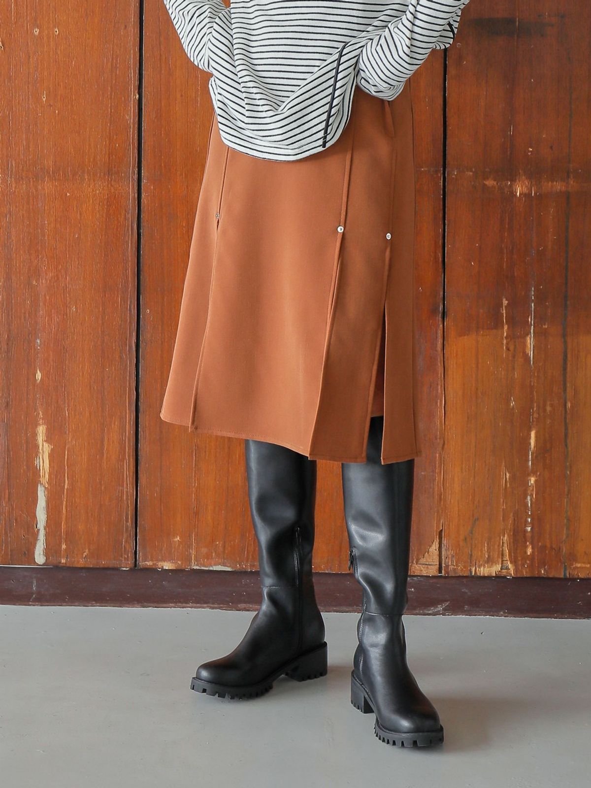 느와(NOIR) Selo Skirt