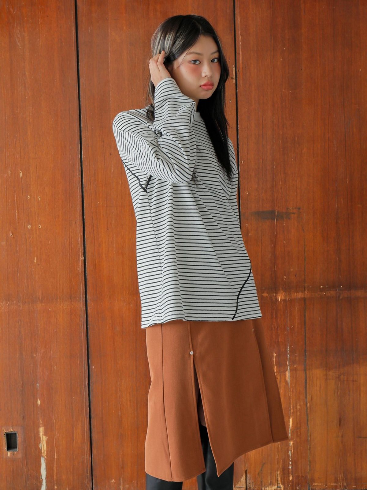 느와(NOIR) Selo Skirt