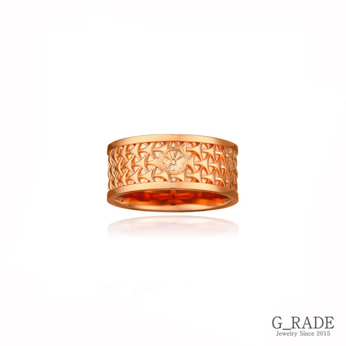 지레이드(G_RADE) Pattern Logo Ring Plating Ver No.1
