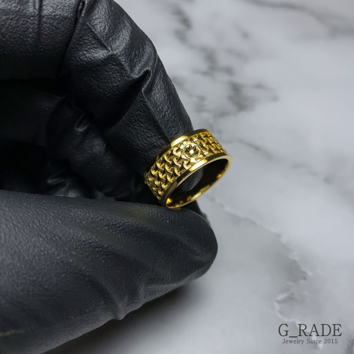 지레이드(G_RADE) Pattern Logo Ring Plating Ver No.1