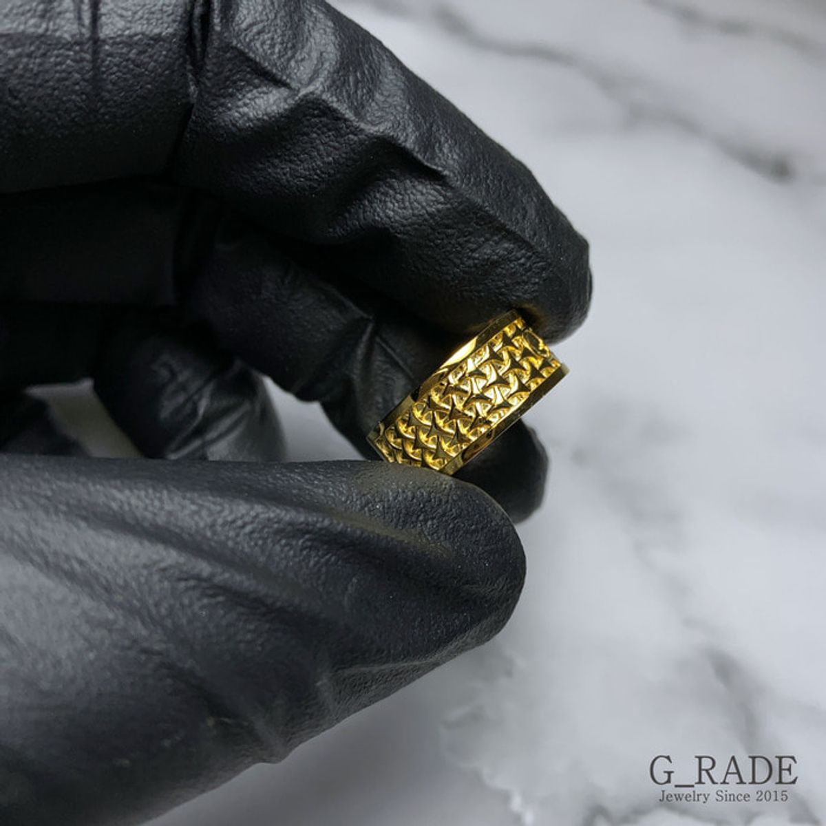 지레이드(G_RADE) Pattern Logo Ring Plating Ver No.1