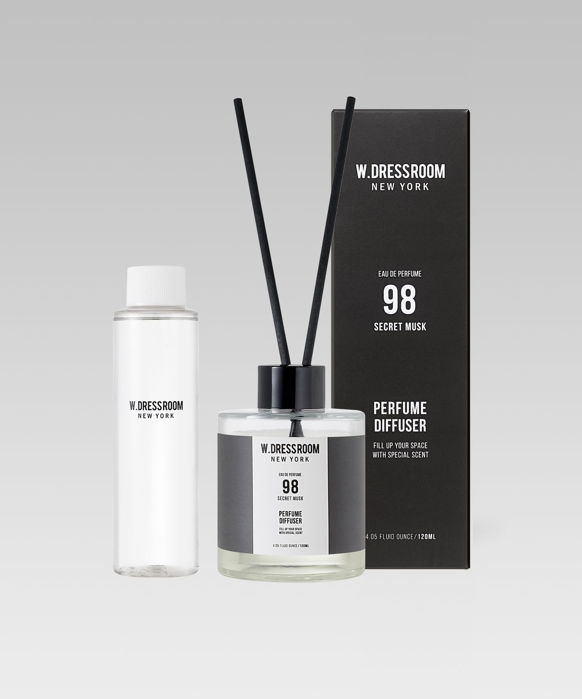 더블유드레스룸(W.DRESSROOM) 퍼퓸 디퓨저 (향 선택)(본품120ml+리필 125ml)