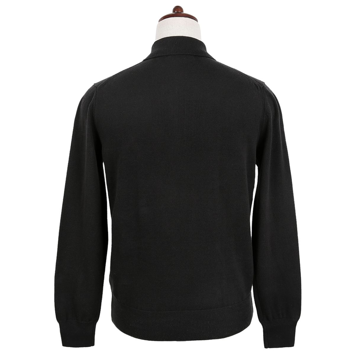 솔티(SORTIE) 14gg Polo Collar Knit (Black)