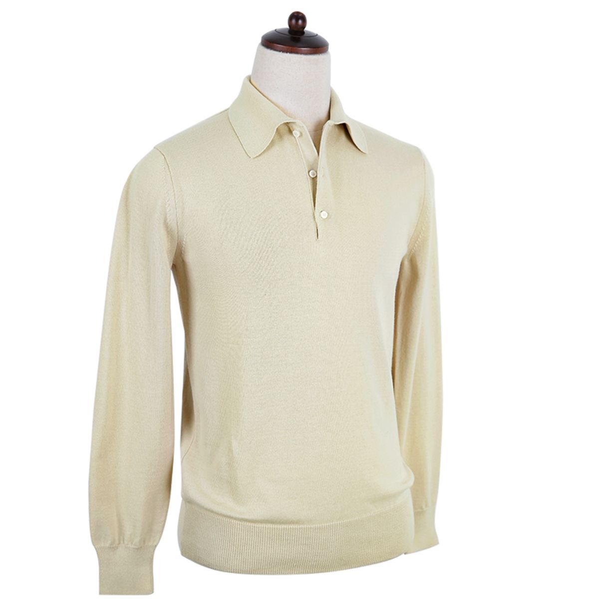 솔티(SORTIE) 14gg Polo Collar Knit (Beige)