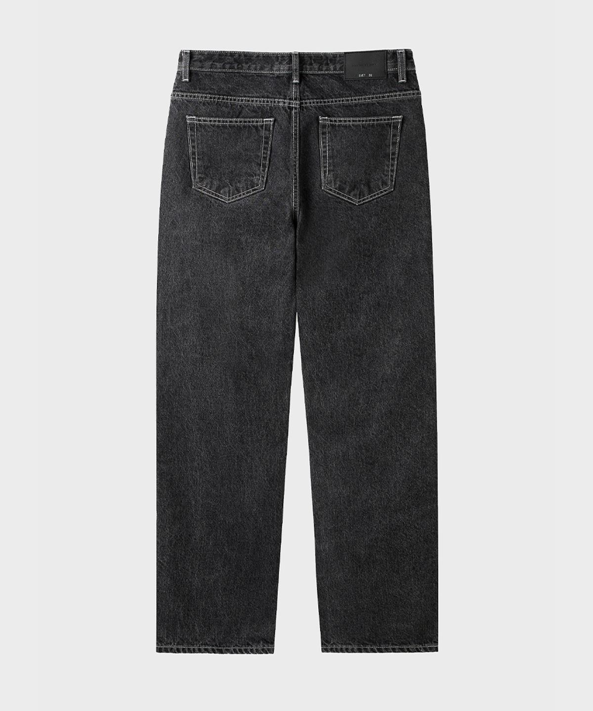 브랜디드(BRANDED) 1967 JET BLACK JEANS [WIDE STRAIGHT]