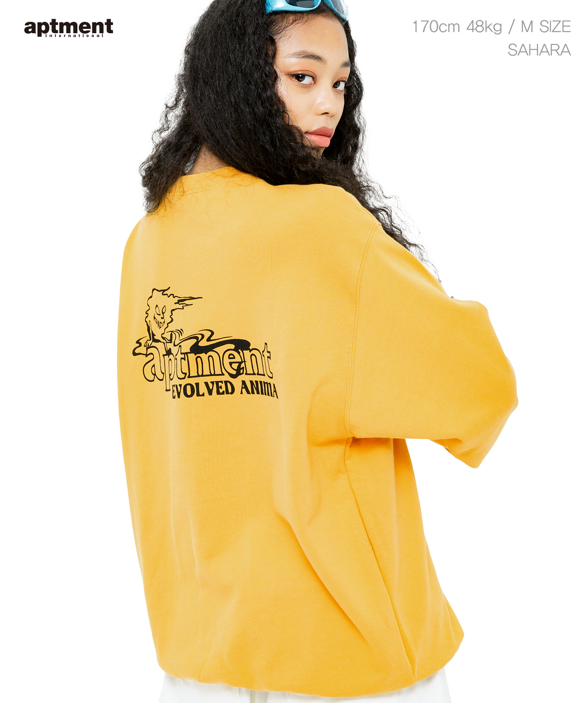 아파트먼트(APARTMENT) [남녀공용] LIVE FAST SWEAT SHIRT (5 COLOR)