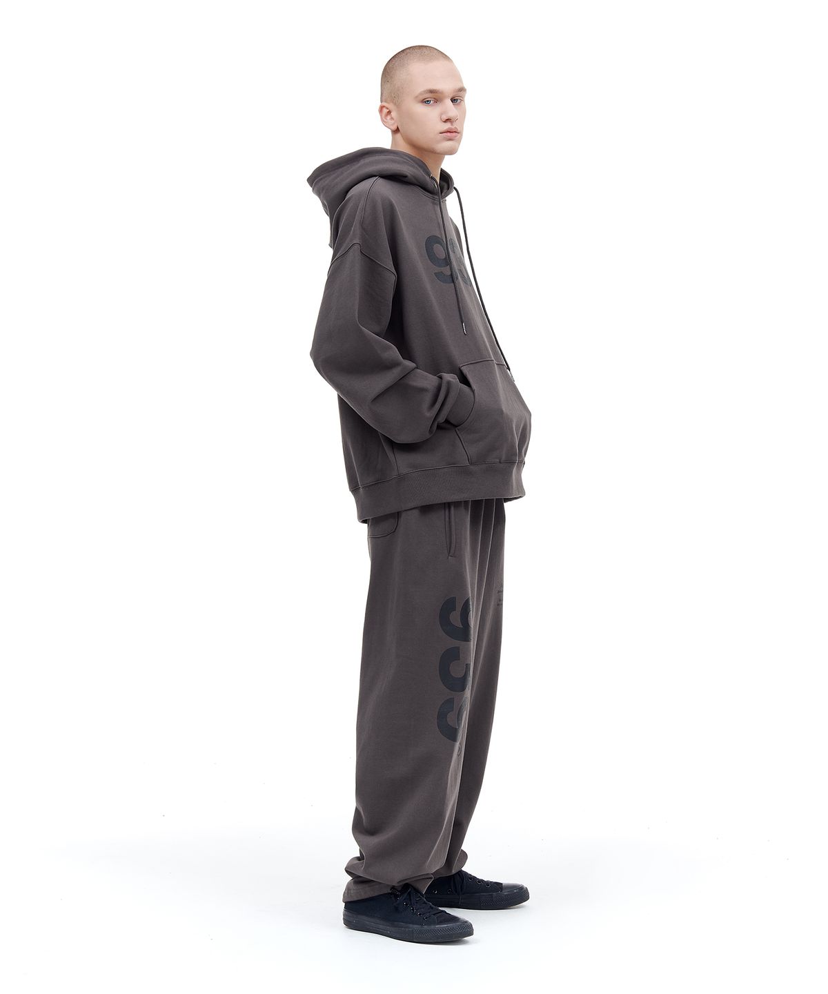 아카이브 볼드(ARCHIVE BOLD) 939 LOGO HOOD (DARK GRAY)