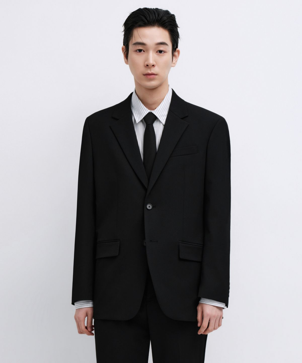 무신사 스탠다드(MUSINSA STANDARD) 릴렉스드 베이식 블레이저 [블랙]