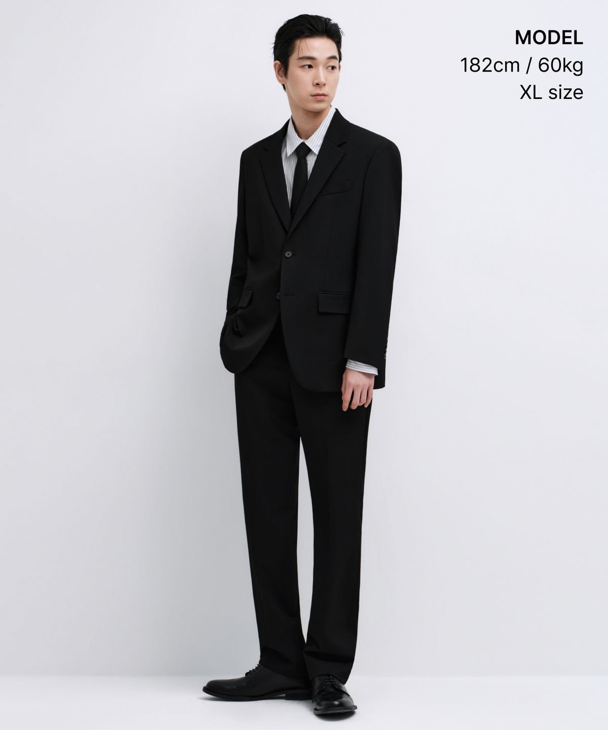 무신사 스탠다드(MUSINSA STANDARD) 릴렉스드 베이식 블레이저 [블랙]