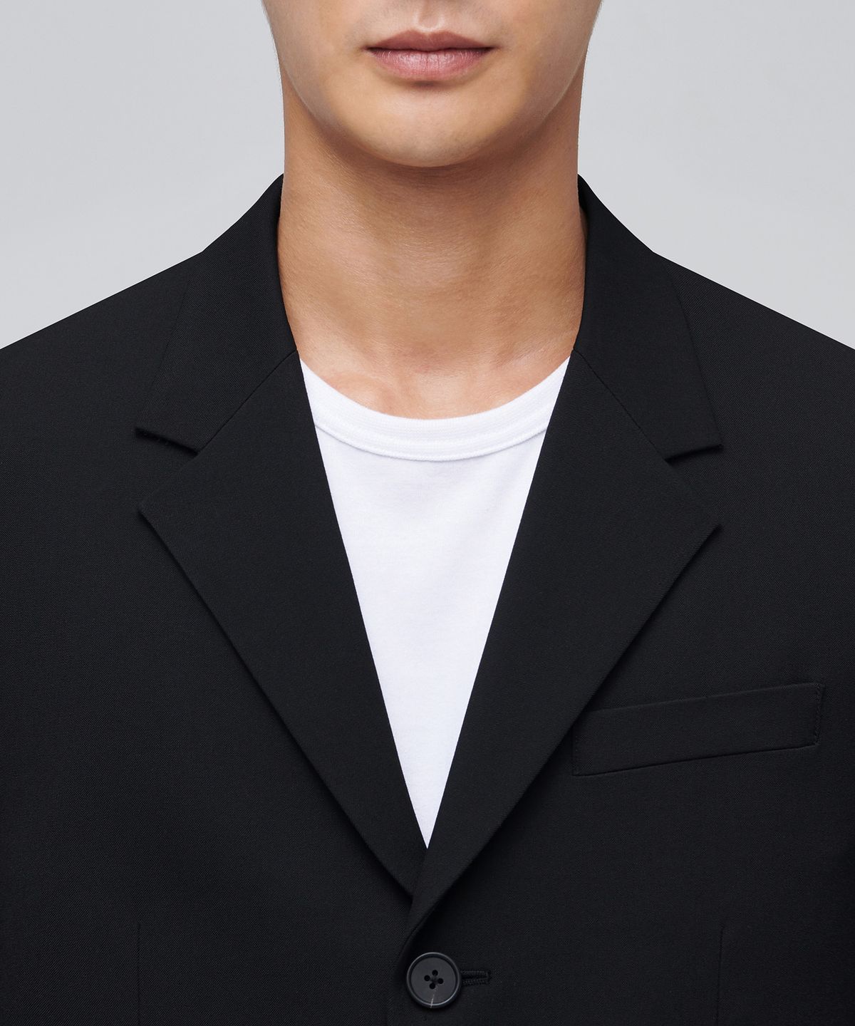 무신사 스탠다드(MUSINSA STANDARD) 오버사이즈 3버튼 블레이저 [블랙]