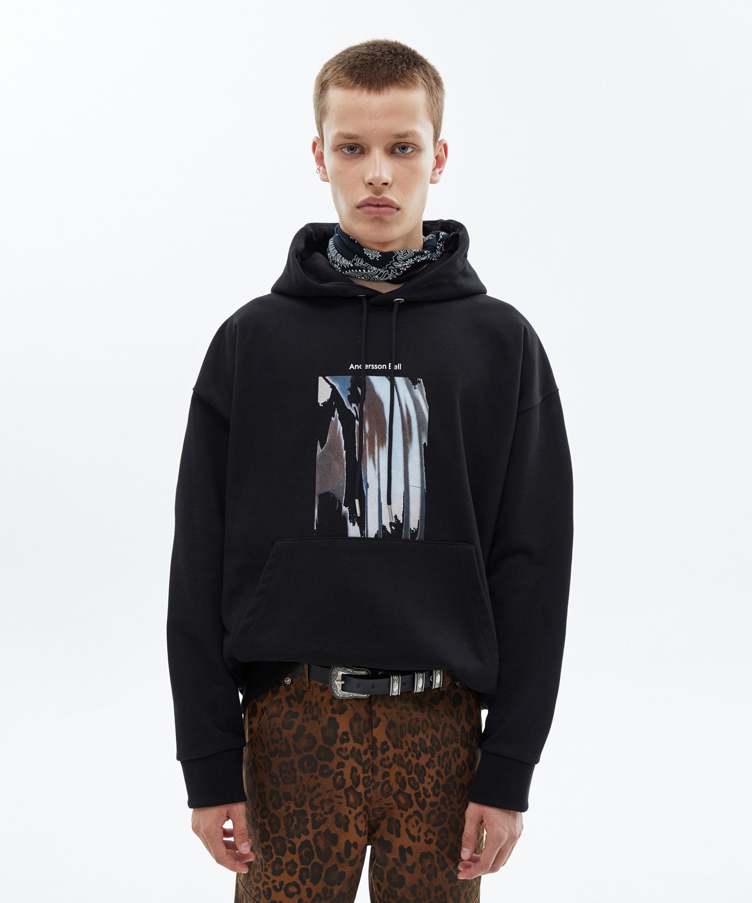 Andersson Bell FILM ARCHIVE HOODIE ブラック MUSINSA | ANDERSSON BELL Unisex Film Archive Hoodie atb559u (BLACK)