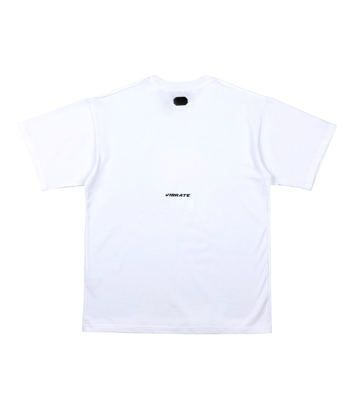 바이브레이트(VIBRATE) V CAP LOGO PRINTING T-SHIRT (WHITE)